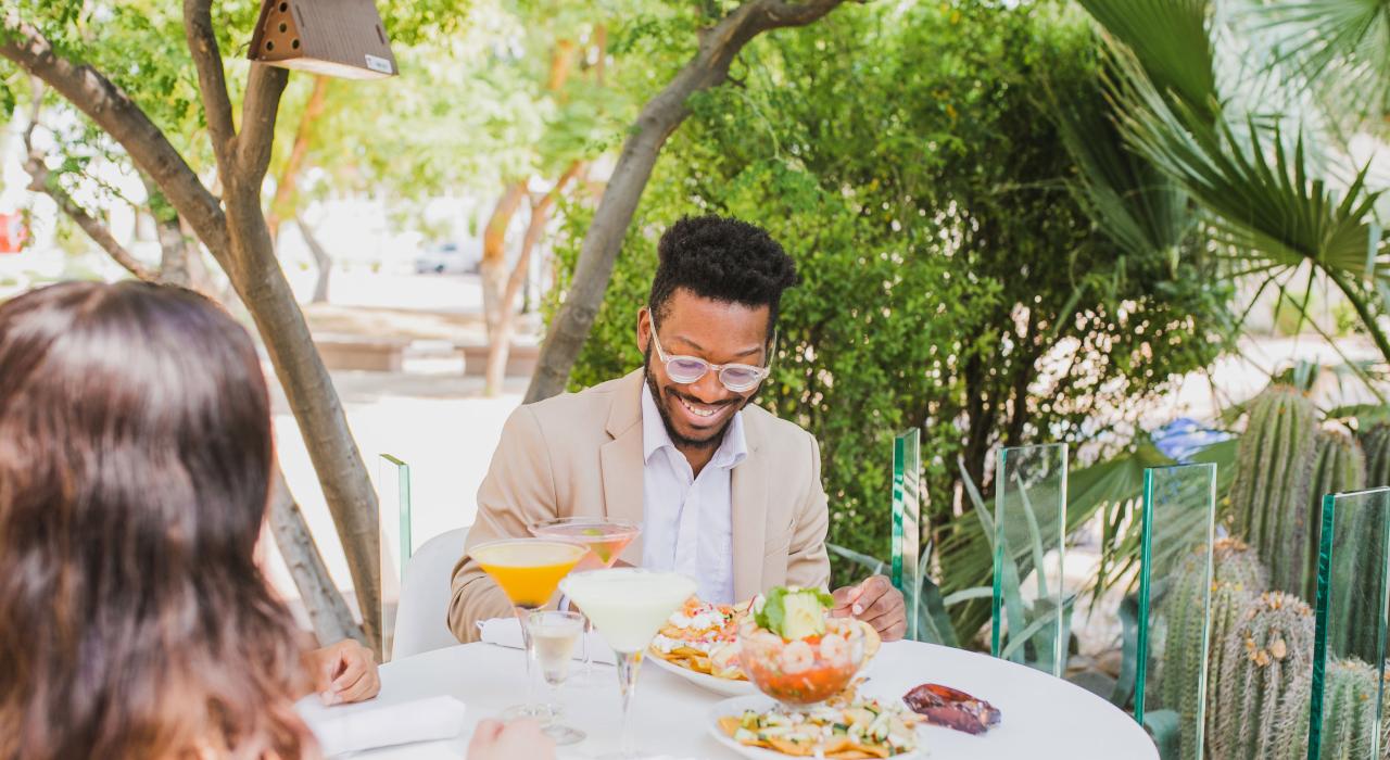 Patio dining in Old Town Scottsdale