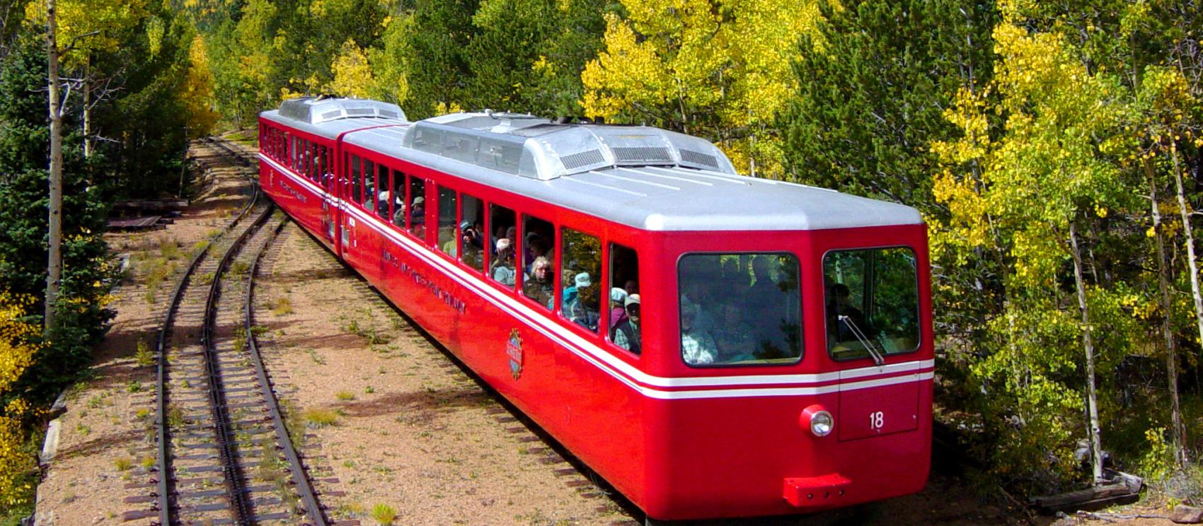 The Broadmoor Manitou and Pikes Peak Cog Railway gives visitors incredible views on the way to Colorado’s highest point